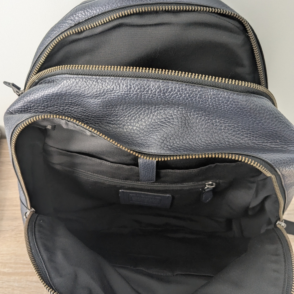 Coach Leather Backpack - Picture 4 of 12